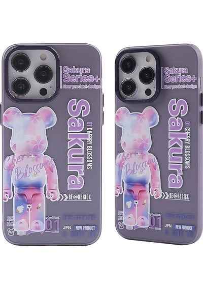 iPhone Uyumlu 13 Pro Kılıf Prada Desenli Kapak - Prada Mor - 1