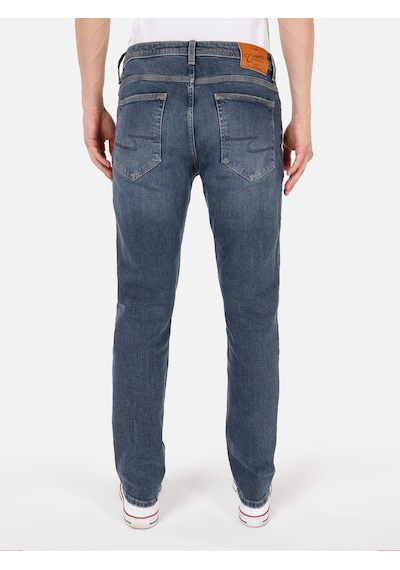 Colin's Colins 044 Karl Normal Kesim Düşük Bel Düz Paça Mavi Erkek Pantolon Cl1070562 Denim