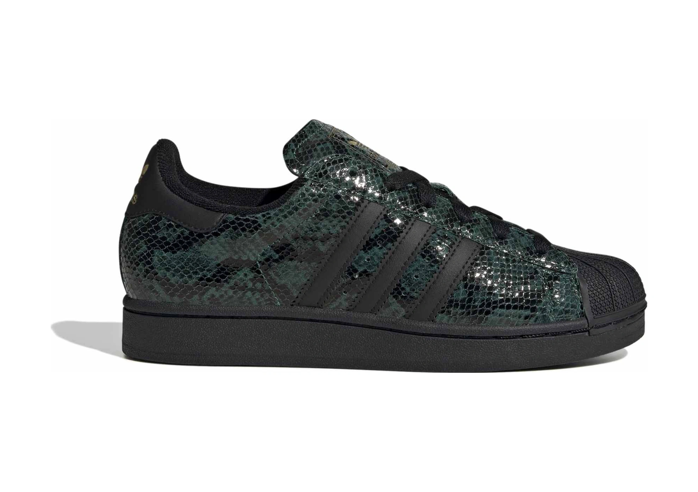 Cgreen/cblack/goldmt Adidas Kadın Günlük Ayakkabı Superstar Iı W Jp8159 Yeşil