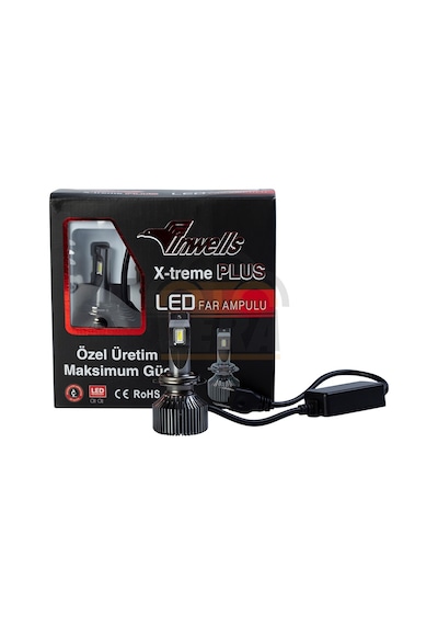 İnwells Led Xenon H11-H8-H9-H16 (Zenon) 15000 Lümen Güçlü Şimşek Etkili