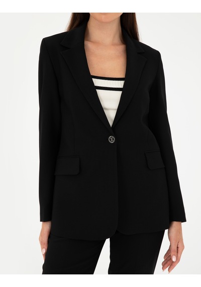 Pierre Cardin Kadın Siyah Ceket 50282093-vr046 Siyah