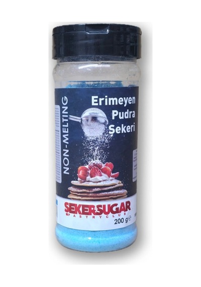 Şeker Sugar Erimeyen Pudra Şekeri 200gr Mavi Diğer