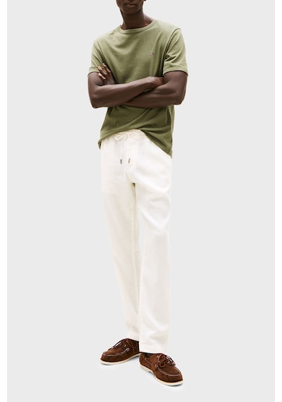 Tommy Hilfiger Erkek T Shirt Mw0mw38637 Plı Yeşil Yeşil