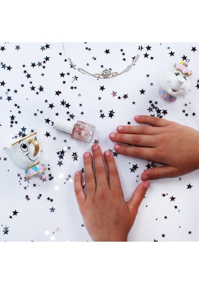 Miss Nella - Pembe Glitter Son Kat Soyulabilir Oje