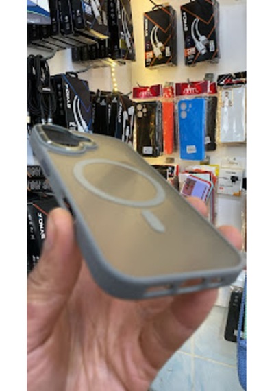 Apple Uyumlu iPhone16 Kamera Korumalı Mat Magsafe Wireless Şarj Destekli Renkli 45658