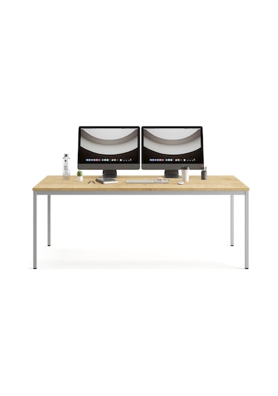 Çok Amaçlı Masa 180x80x75h Cm, Yemek Masası, Ofis Çalışma Masası, Bilgisayar Masası, Meşe Renk Safir Meşe Çok Amaçlı Masa 180x80x75h Cm, Yemek Masası, Ofis Çalışma Masası, Bilgisayar Masası, Meşe Renk Safir Meşe