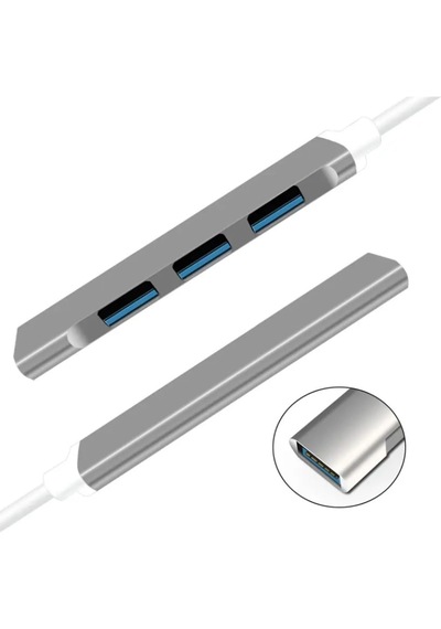 Usb 3.0 4 Port 3.0 Slim Usb Çoğaltıcı 4 Port İle Uyumlu Çoklayıcı