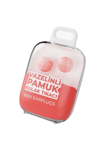4'lü Vazelinli Pamuk Kulak Tıkacı Renkli
