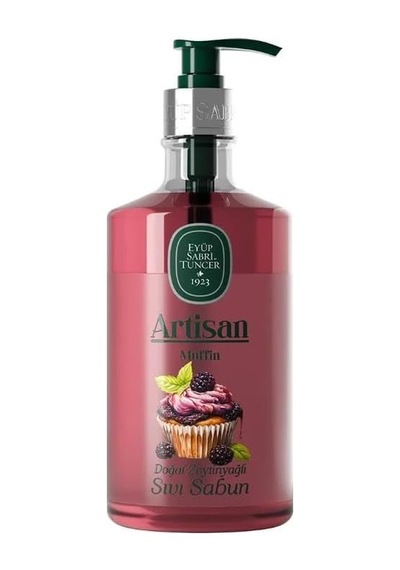 Artisan Doğal Zeytinyağlı Sıvı Sabun Muffin 600 Ml