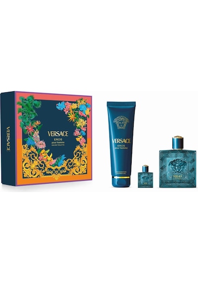 Versace Eros Edt 100 Ml + Shower Gel 100 Ml + Edp 5 Ml 8011003907038 Diğer