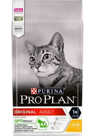 Purina Pro Plan Optirenal Tavuklu ve Pirinçli Yetişkin Kedi Maması 3 KG
