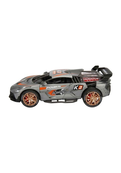 Maxx Wheels Sesli Ve Işıklı Powerful Racing Sürtmeli Araba Gri S3914392324n1-1