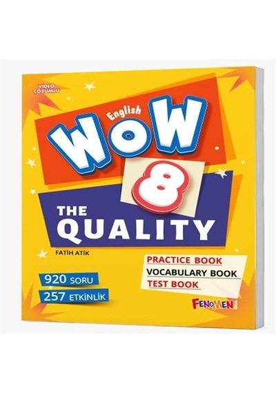 Wow Englısh 8. Sınıf Practice + Test + Vocabulary Book