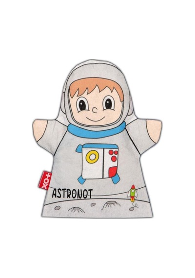 Tox Astronot Meslekler Keçe El Kukla T329 . Eğitici Oyuncak