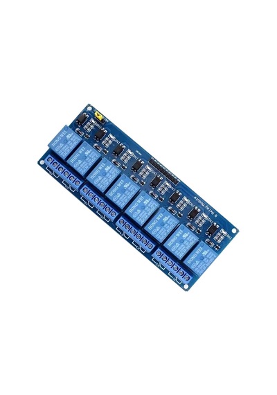 8 Kanal Dc 12v Röle Modül Ac 250v Dc 30v 10a Optokuplör İzolasyonlu Girişler Elektronik Anahtar