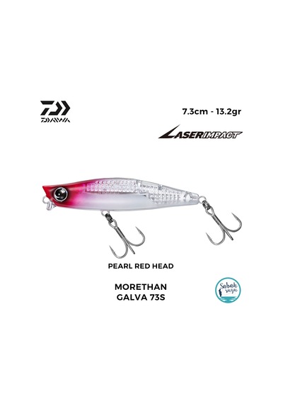 Daiwa Morethan Galva 73s-lı 7.3cm 13.2gr Lı Pearl Red Head