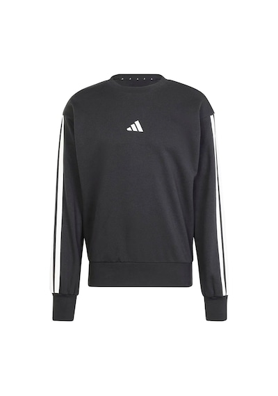 Adidas 3-stripes Erkek Sweatshirt Je6372 Siyah