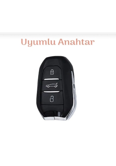 Peugeot 208 308 508 2008 3008 5008 Rifter Silikon Anahtar Kılıf
