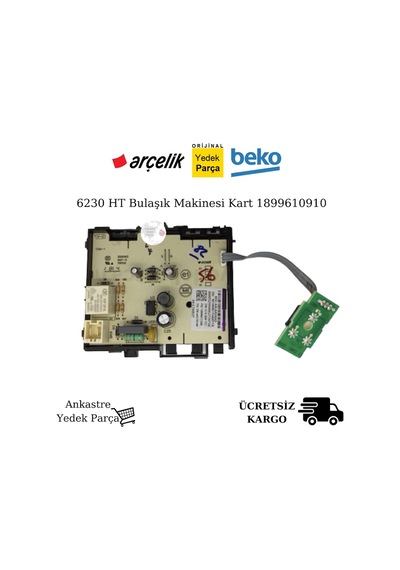 Arçelik Uyumlu 6230 Ht Bulaşık Makinası Kartı 1899610910 - 421071399