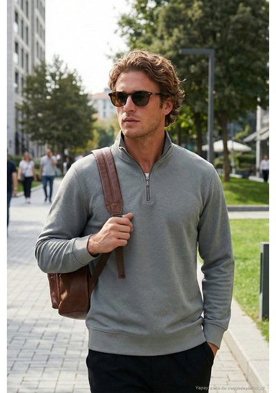 Buratti Erkek Sweat 5905470 Açık Haki Açık Haki