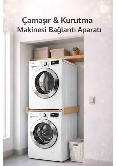 İmt Aksesuar Çamaşır Makinesi Dolabı Çamaşır Ve Kurutma Makinesi Üst Üste Sabitleme Bağlantı Aparatı Sonomo Meşe İmt Aksesuar Çamaşır Makinesi Dolabı Çamaşır Ve Kurutma Makinesi Üst Üste Sabitleme Bağlantı Aparatı Sonomo Meşe