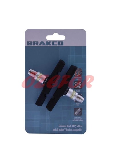 V Brake Fren Pabucu 70 Mm Kutu / 25 Çift Brakco Taıwan