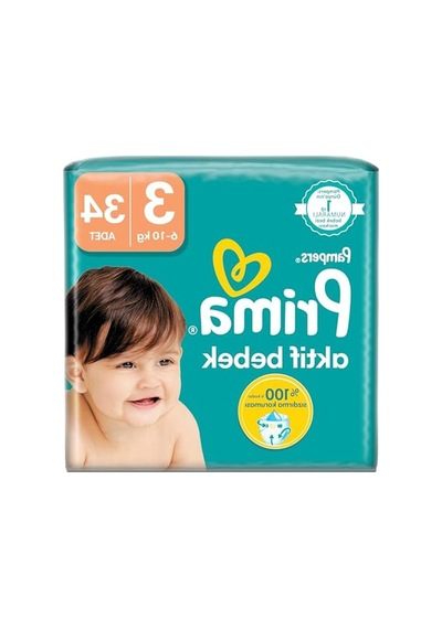 Aktif Bebek Bezi, 3 Beden Ve 34 Adet Standart Paket