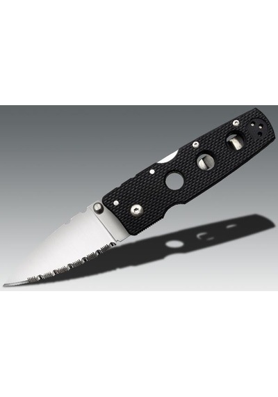 Cold Steel Hold Outııı Serrated Kamp Çakı (Medium) Gümüş - Siyah