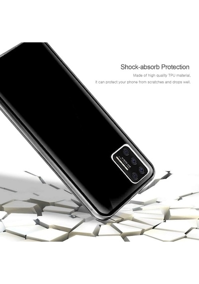 Teknomoda Samsung Galaxy Uyumlu M51 Kılıf 360 Şeffaf Ön Arka Korumalı Silikon