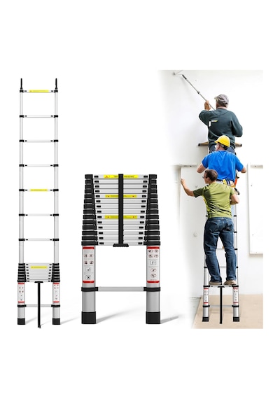 Paslanmaz Çelik Katlanır Merdiven 3.1 Metre 1 Adet