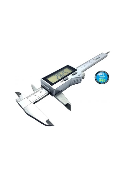 Dasqua 0-150mm Lcd Büyük Ekran Dijital Kumpas Ip67 Yağa, Suya Dirençli 2610-8105
