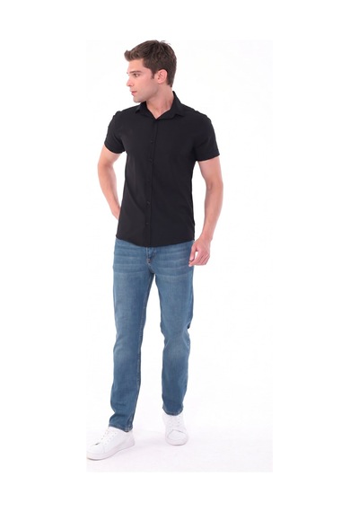 Blayn Jeans Erkek Tint Efekt Diz İzi Yapmayan Pamuklu Esnek Denim Jean Kot Pantolon Regular Kalıp