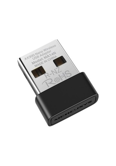 Mercusys Ma14n Ax300 Mbps Nano Usb Wi Fi 6 Adaptör Kolay Kurulum Windows & Linux Uyumlu