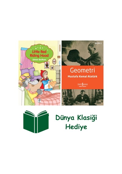 Little Red Riding Hood + Geometri + Dünya Klasiği Hediye