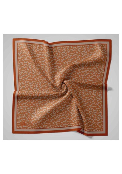 Silk Home Neşe Desen Aura Eşarp Kiremit