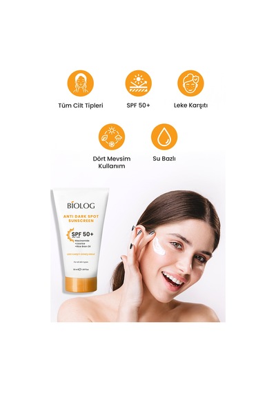 Biolog Leke Karşıtı Güneş Kremi Spf 50 50 ML