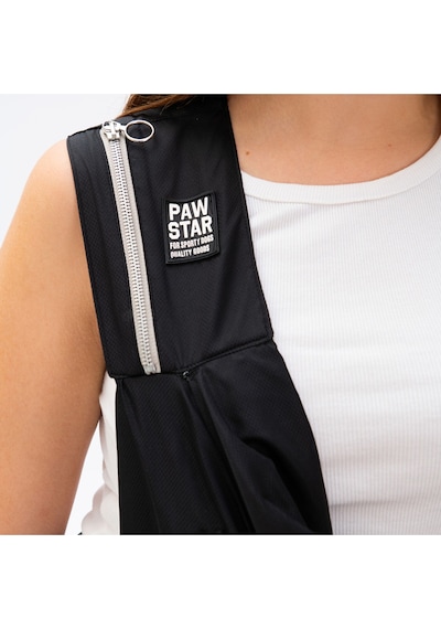 Pawstar Siyah Crossbody Çanta Kedi Köpek Taşıma Çantası
