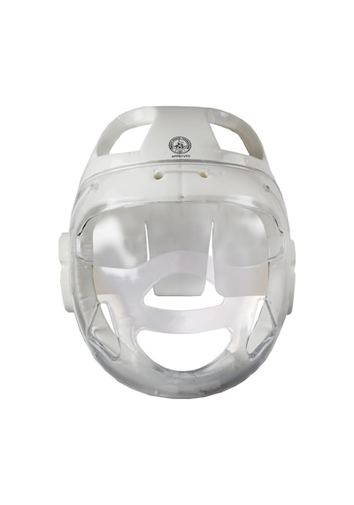 Dragondo K26 Tkf Onaylı Maskeli Karate Kaskı Beyaz