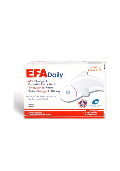 Newlife Efa Daily Omega 3 30 Kapsül