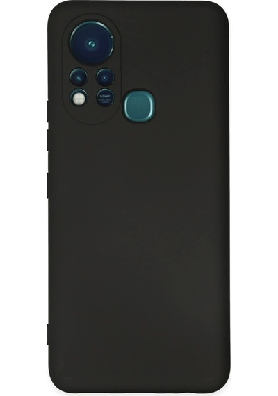 Cosmotex Newface İnfinix Hot 11s Kılıf Nano İçi Kadife Silikon - Siyah Sıyah