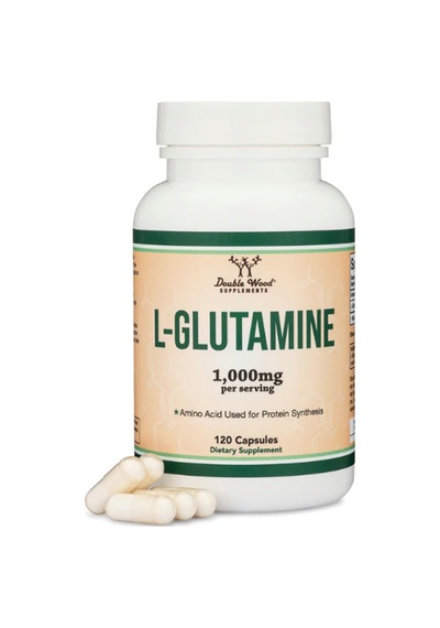 Double Wood L Glutamine Capsul 500mg, 120 Count Non-gmo, Gl...