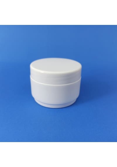 50 Adet 25 Ml Beyaz Renk Mini Boş Pomat-Krem-Kozmetik Kutusu