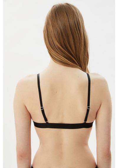 Deep Secret Full Dantel Bralet Siyah