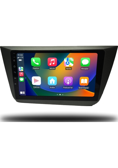 Seat Altea 2004-2015 8+256 Gb Android Carplay Multimedya Sistemi Teyp Yazılımsal 9"