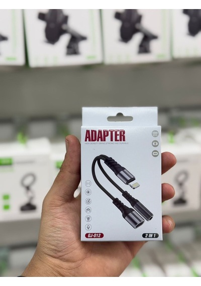 İphone Uyumlu 2 İn 1 Lightning To Aux Ve Type-c Dönüştürücü Kablo