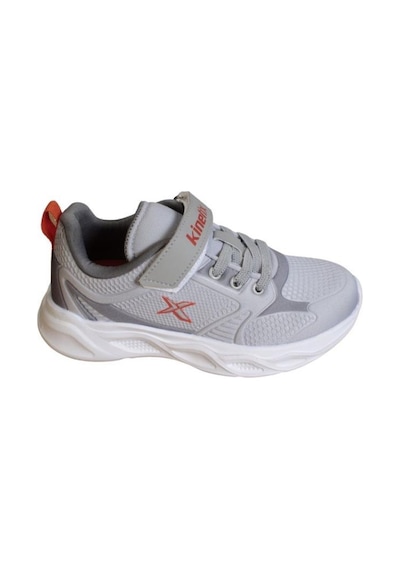 Kinetix Erkek Çocuk Siyah Gri Cilt Çırtlı Sneaker Spor Yürüyüş Ayakkabısı 001