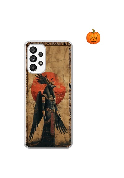 Samsung Galaxy A73 Uyumlu Şeffaf Kılıf Antik Mısır 7 Tasarımlı