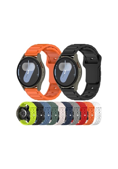 22mm Silikon Akıllı Saat Kordon - Strap Kayış Çok Renkli