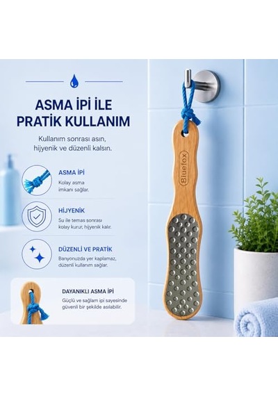 Törpüsü 2 Değiştirilebilir Başlıklı Nasır Ve Sertleşmiş Deri Temizleyici Ergonomik Tasarım
