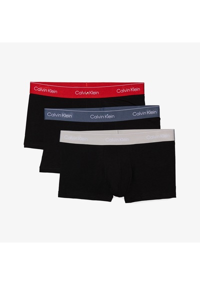 Calvin Klein Low Rise Trunk 3'lü Erkek Siyah Boxer 026 Lv00nb4389 Siyah